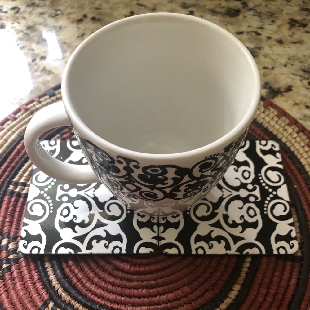 2 coasters & coffee mug
